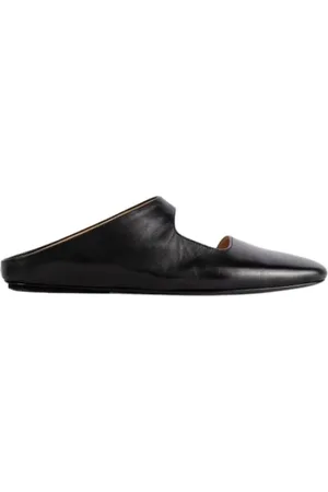 MARSÈLL Femme, Chaussures, Noir, Taille: 36 EU Sandales Ouvertes en Cuir Noir