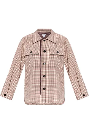 Bottega Veneta Femme, Blouses et Chemises, Rouge, Taille: 34 FR Chemise à carreaux