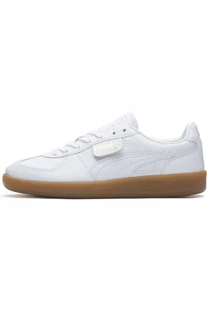 PUMA Homme, Chaussures, Blanc, Taille: 44 1/2 EU Baskets Palermo Premium