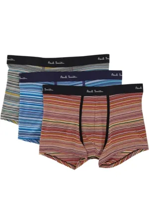 Paul Smith Homme, Sous-vêtements, Multicolore, Taille: L Lot de Boxers en Coton