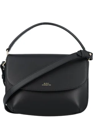 A.P.C. Femme, Sacs, Noir, Taille: ONE Size Sac à bandoulière en cuir noir