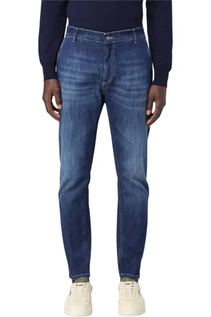 Dondup Homme, Jeans, Bleu, Taille: W32 Jean droit bleu marine