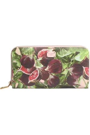 Dolce & Gabbana Femme, Accessoires, Multicolore, Taille: ONE Size Portefeuille en cuir à fruits multicolores