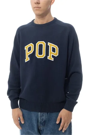 Pop Trading Company Homme, Pulls, Bleu, Taille: S Arch Pull Tricoté Vert