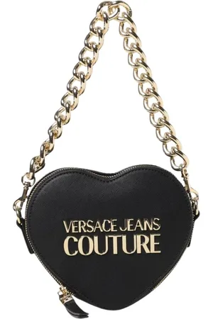 VERSACE Femme, Sacs, Noir, Taille: ONE Size Sac pochette en forme de cœur chic