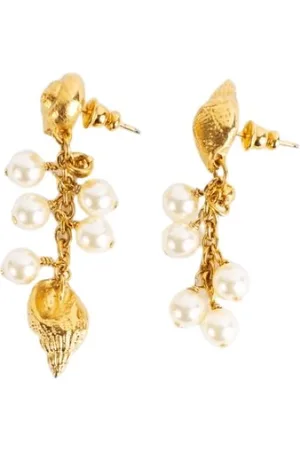 Chloé Femme, Accessoires, Jaune, Taille: ONE Size Boucles d