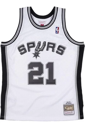 Mitchell & Ness Homme, Sport, Blanc, Taille: L Maillot Swingman 1998-99 Spurs Tim Duncan