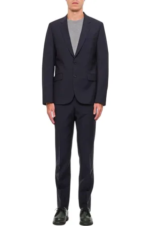 Paul Smith Homme, Costumes, Bleu, Taille: 2XL Costume Bleu Deux Pièces Style Classique