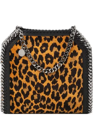 Stella McCartney Femme, Sacs, Multicolore, Taille: ONE Size Mini Sac à Main avec Imprimé Animal et Bandoulière