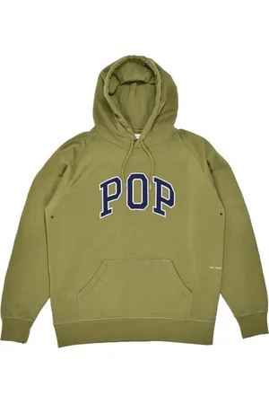 Pop Trading Company Homme, Sweatshirts et sweats à capuche, Vert, Taille: M Arch Sweat à Capuche