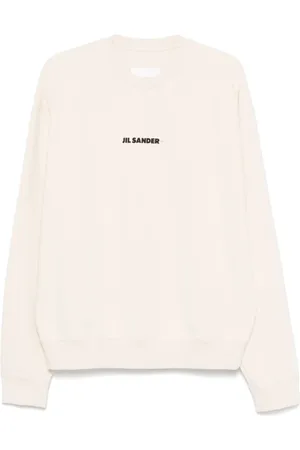 Jil Sander Homme, Sweatshirts et sweats à capuche, Blanc, Taille: S Sweat Blanc Ss25