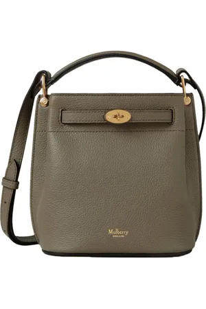 MULBERRY Femme, Sacs, Vert, Taille: ONE Size Mini Islington Bucket en Linen