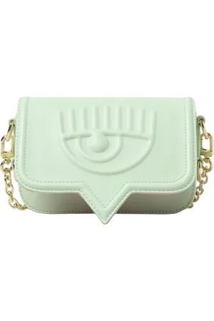 Chiara Ferragni Femme, Sacs, Vert, Taille: ONE Size Sac bandoulière Mini Eye vert