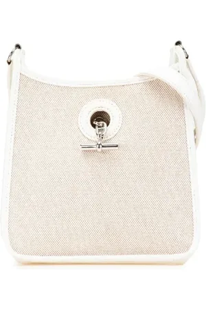 Hermès Femme, Pre-owned, Blanc, Taille: ONE Size Pre-owned Cuir sacs-ports-paule