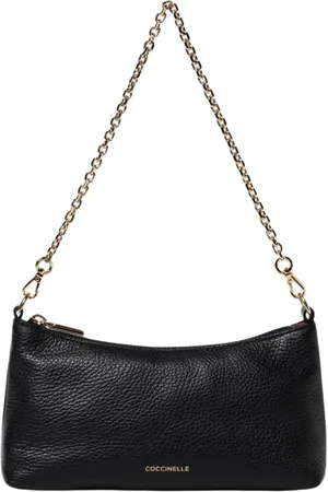 Coccinelle Femme, Sacs, Noir, Taille: ONE Size Pochette en Cuir à Chaîne
