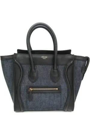 Céline Femme, Pre-owned, Bleu, Taille: ONE Size Pre-owned Denim sacs-celine