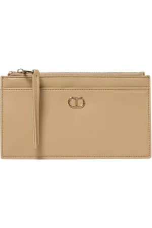 Twin-Set Femme, Accessoires, , Taille: ONE Size Portefeuille à Fermeture Éclair Noir