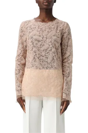 ERMANNO SCERVINO Femme, Pulls, , Taille: 42 FR Haut en Dentelle Élégant