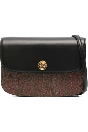 Etro Femme, Sacs, Brun, Taille: ONE Size Sac bandoulière marron à motif cachemire