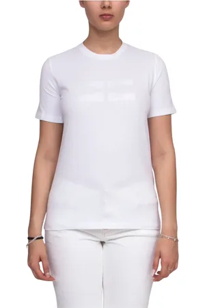Elisabetta Franchi Femme, Tops, Blanc, Taille: 40 FR Élégant Pull pour Femme en Ivoire