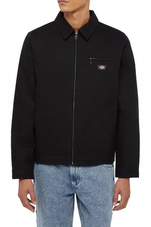 Dickies Homme, Vestes, Noir, Taille: M Veste de Peintre en Toile Noire