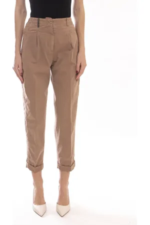 Dsquared2 Femme, Pantalons, Brun, Taille: 38 FR Pantalon Beige Femme 114