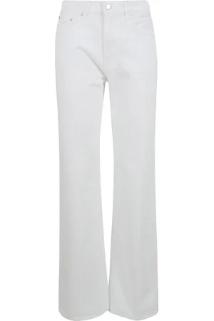 haikure Femme, Jeans, Blanc, Taille: W27 Jean Large Jambe en Denim