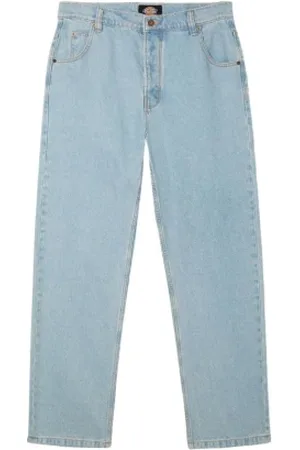 Dickies Homme, Jeans, Bleu, Taille: W26 Pantalon en Denim à Jambes Larges