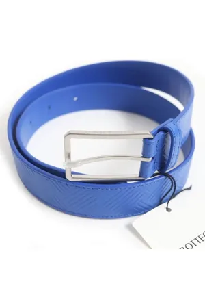 Bottega Veneta Homme, Pre-owned, Bleu, Taille: ONE Size Pre-owned Cuir ceintures