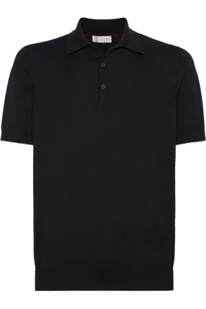 Brunello Cucinelli Homme, Tops, Noir, Taille: L Polo