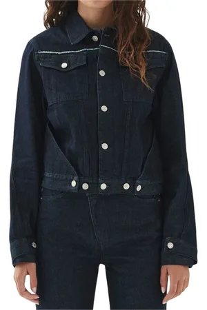 ALOHAS Femme, Vestes, Bleu, Taille: 38 FR Veste en Denim Indigo Sable