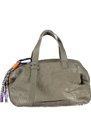 Desigual Femme, Sacs, Vert, Taille: ONE Size Sac à Main Femme Vert Détails Contrastés