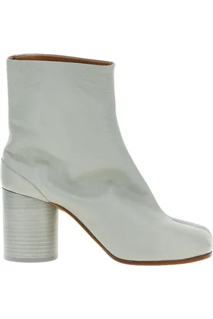 Maison Margiela Femme, Chaussures, Vert, Taille: 37 EU Bottes Blanches à Bout Divisé