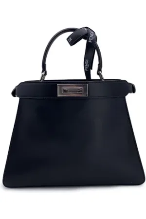 Fendi Femme, Pre-owned, Noir, Taille: ONE Size Pre-owned Cuir sacs-fendi