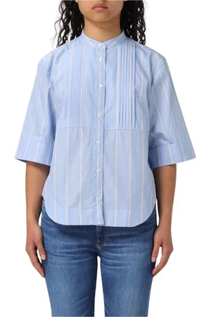 FAY Femme, Blouses et Chemises, Bleu, Taille: 42 FR Chemise Élégante à Boutons