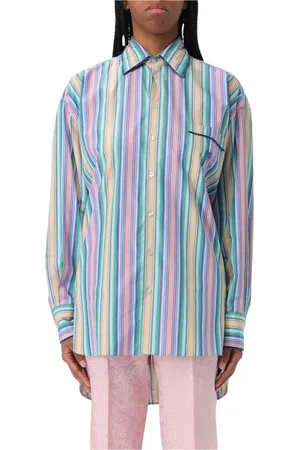 Etro Femme, Blouses et Chemises, Multicolore, Taille: 32 FR Chemise Oversize à Rayures Multicolores
