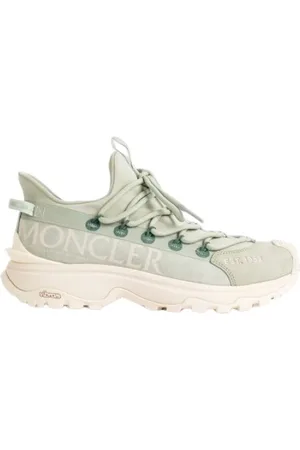 Moncler Homme, Chaussures, Vert, Taille: 38 EU Baskets Trailgrip Lite 2 Amande Verte