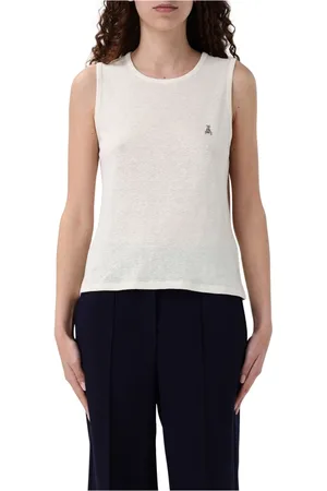 Patrizia Pepe Femme, Tops, Blanc, Taille: 36 FR T-shirt élégant pour hommes et femmes
