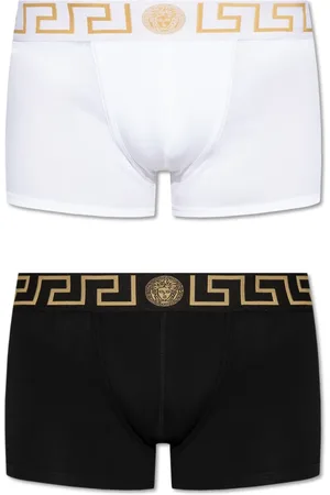 VERSACE Homme, Sous-vêtements, Multicolore, Taille: M Lot de deux caleçons