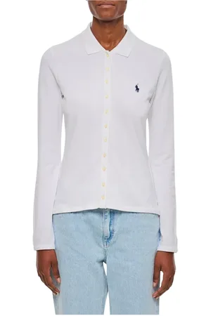 Ralph Lauren Femme, Blouses et Chemises, Blanc, Taille: 40 FR Polo Coupe Classique