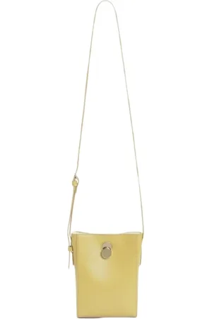 Fabiana Filippi Femme, Sacs, Jaune, Taille: ONE Size Sac Bandoulière en Cuir Jaune