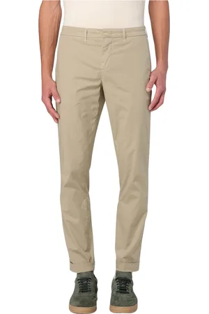 FAY Homme, Pantalons, Brun, Taille: W33 Pantalon Capri Classique