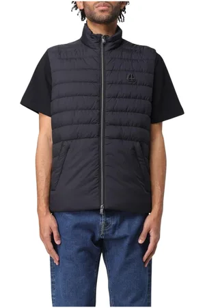 Moose Knuckles Homme, Vestes, Noir, Taille: S Gilet Matelassé Noir pour Homme
