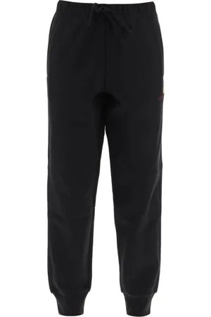 Carhartt Homme, Pantalons, Noir, Taille: L American Script Pantalons de survêtement