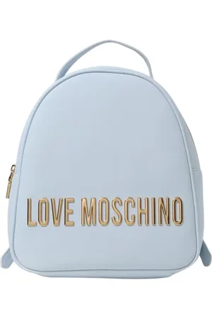 Moschino Femme, Sacs, Bleu, Taille: ONE Size Sac à Dos Élégant Bleu Clair