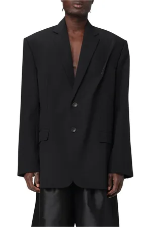 Y / PROJECT Homme, Vestes, Noir, Taille: M Blazer Noir Moderne avec Revers