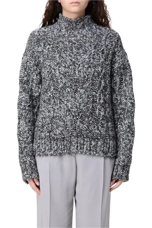 Alberta Ferretti Femme, Pulls, Multicolore, Taille: 36 FR Pull à Torsades Coloré