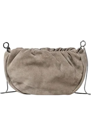 Brunello Cucinelli Femme, Sacs, , Taille: ONE Size Sac Bandoulière en Cuir