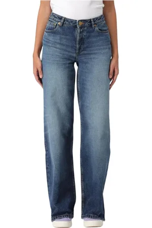 A.P.C. Femme, Jeans, Bleu, Taille: W27 Jeans à Jambes Larges Classiques