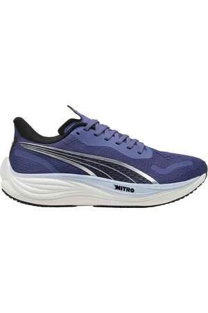 PUMA Homme, Chaussures, Bleu, Taille: 42 EU Baskets Bleues Velocity Nitro 3
